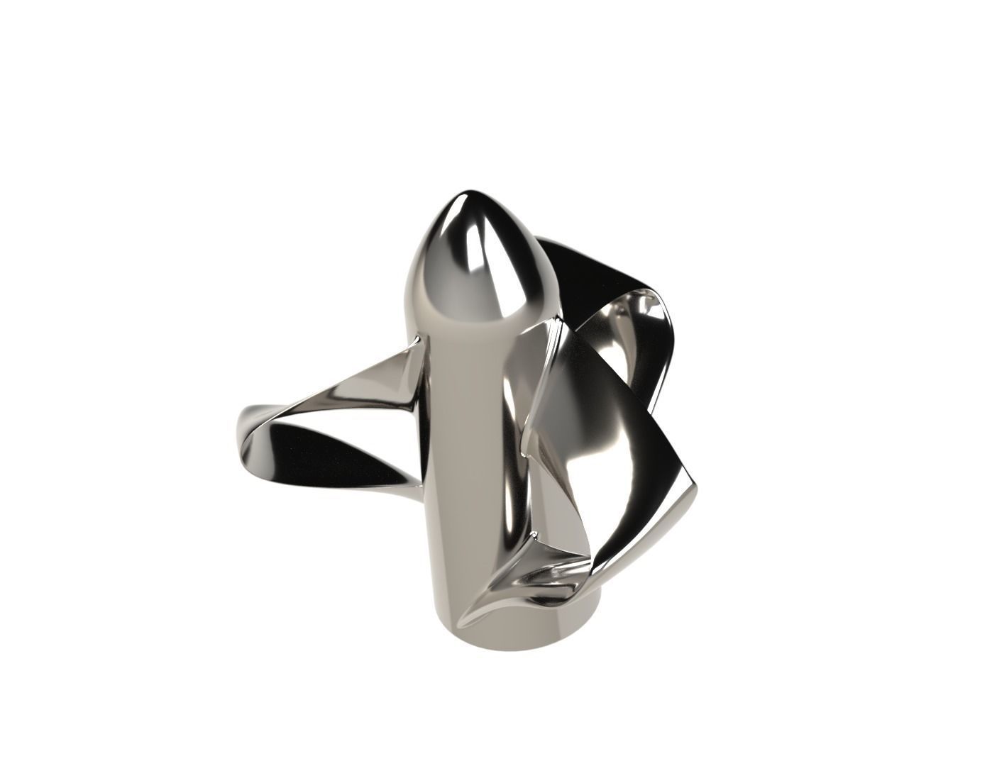 Toroidal propeller for submarines boats and ships 3D print model_21