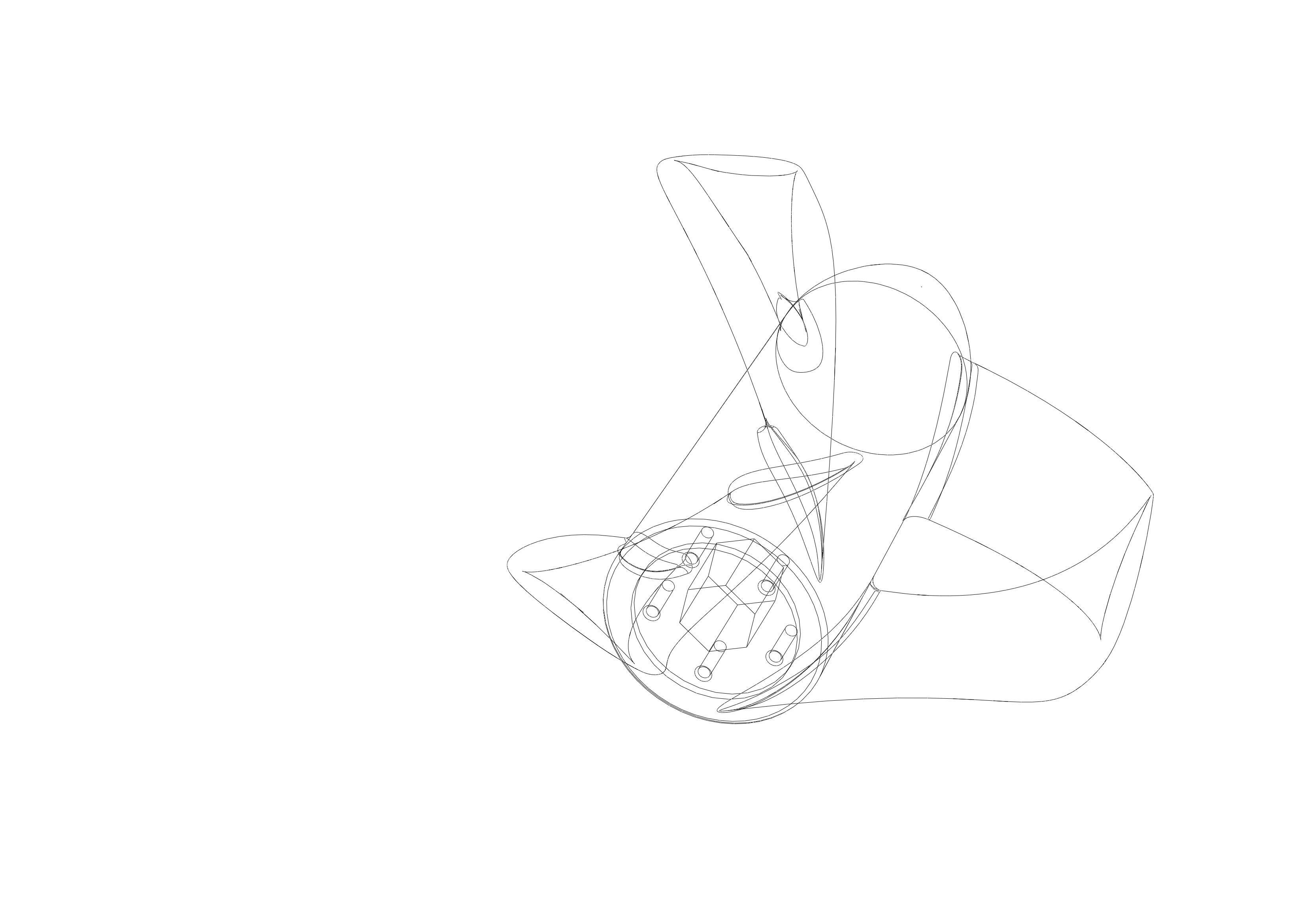 Toroidal propeller for submarines boats and ships 3D print model_12