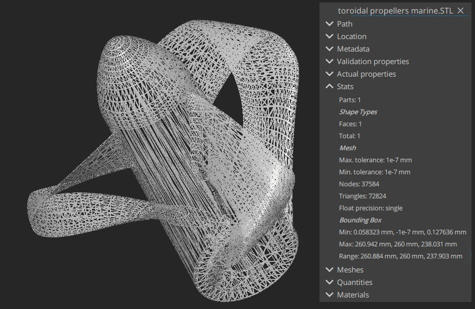 Toroidal propeller for submarines boats and ships 3D print model_15