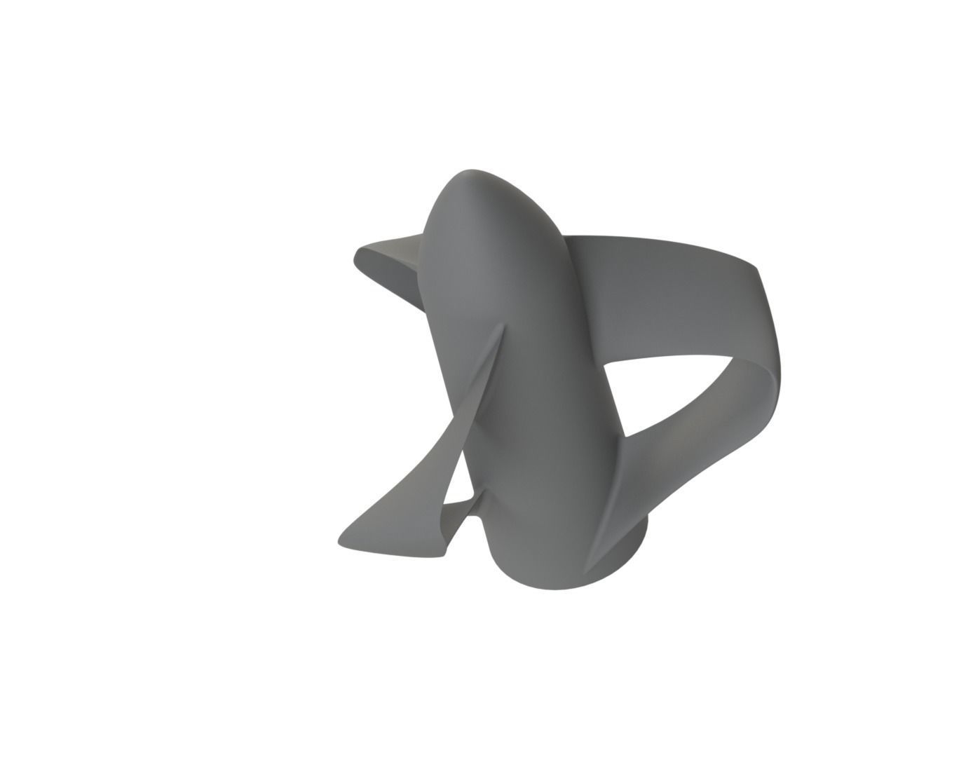 Toroidal propeller for submarines boats and ships 3D print model_24