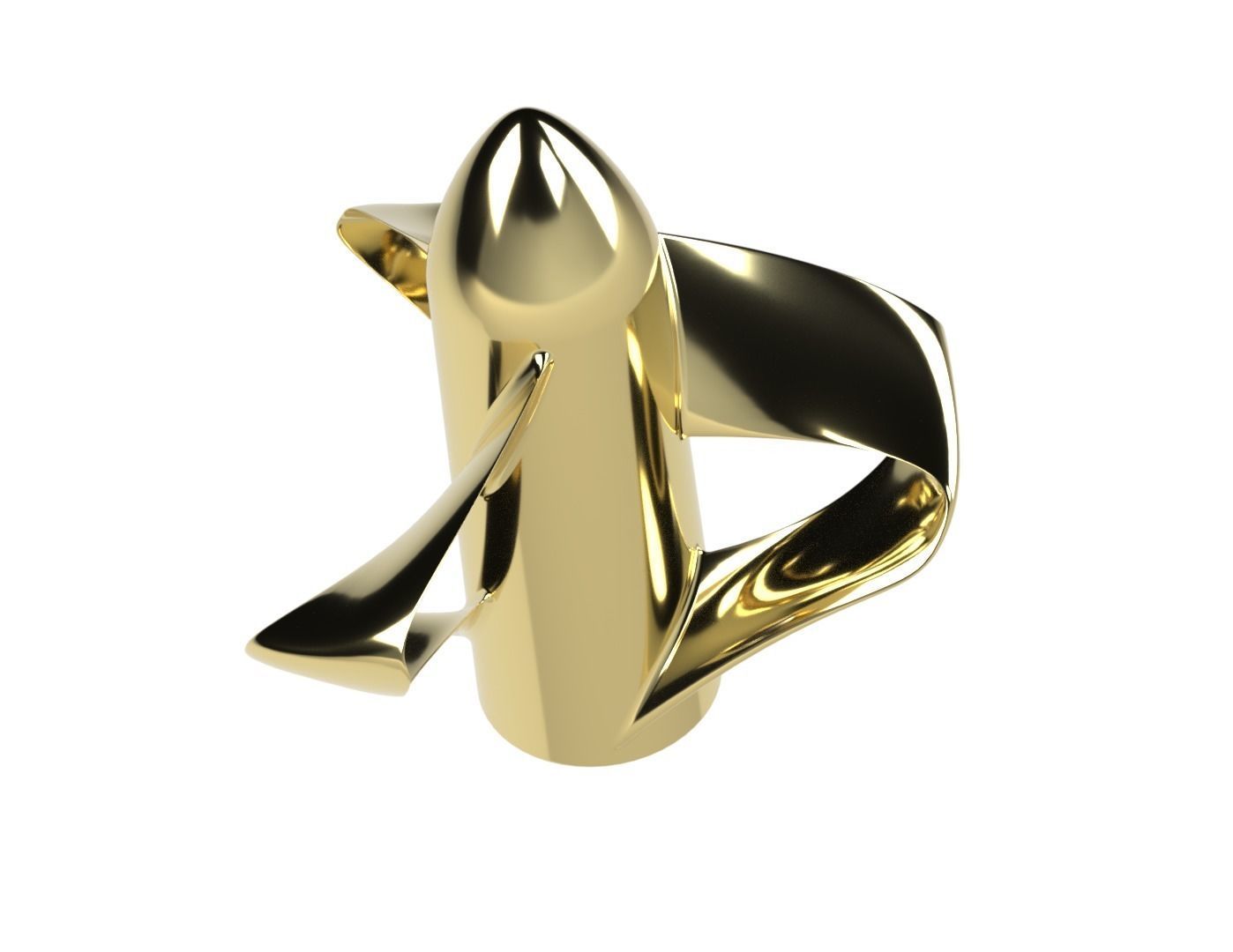 Toroidal propeller for submarines boats and ships 3D model 3D printable