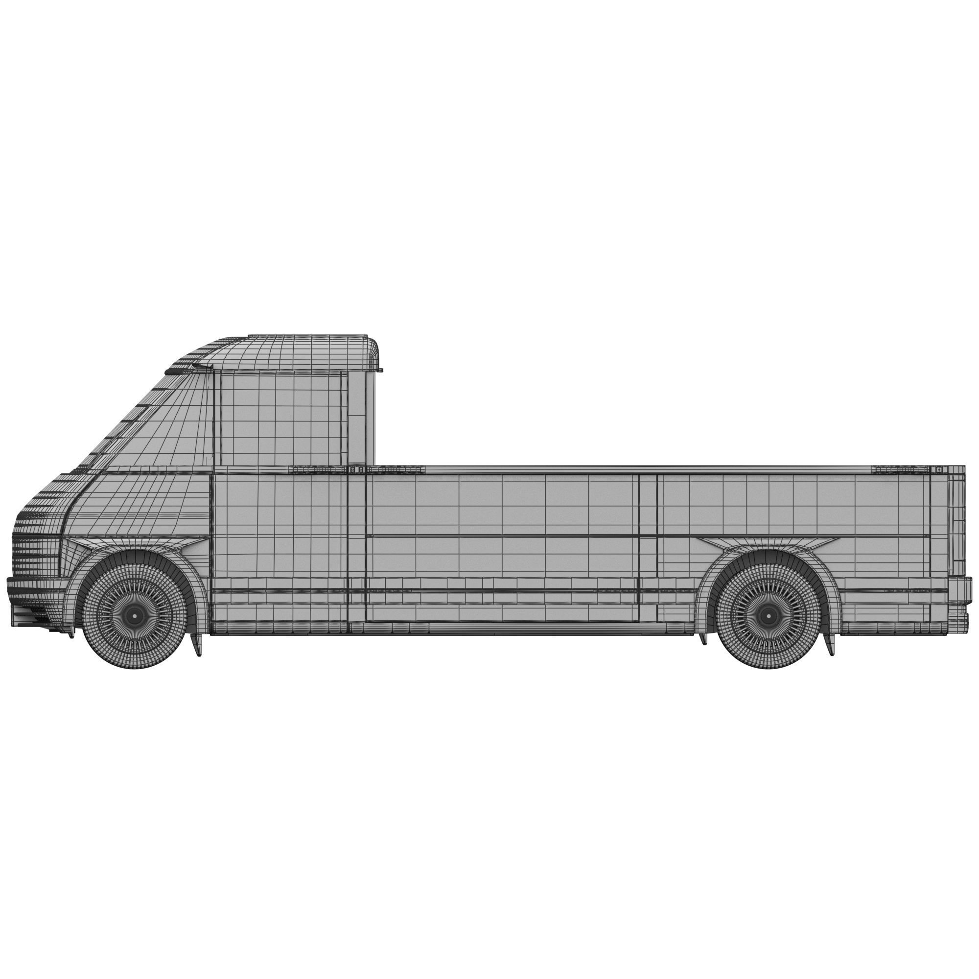 Generic EV Pickup truck 3D model_19