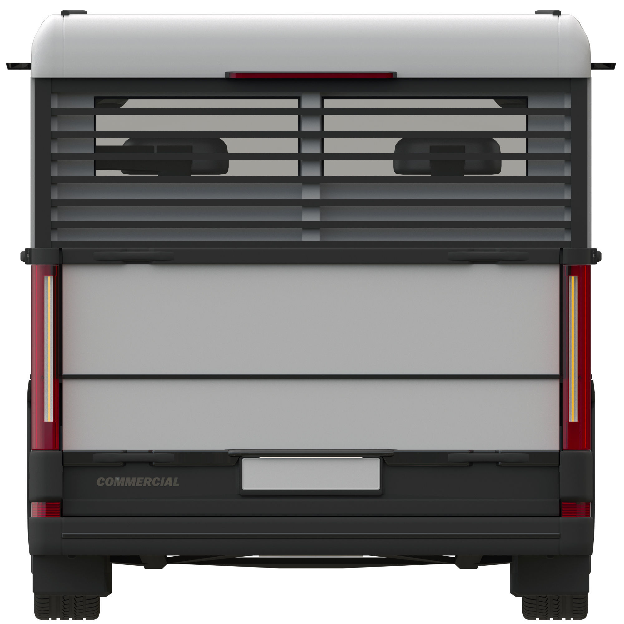 Generic EV Pickup truck 3D model_8