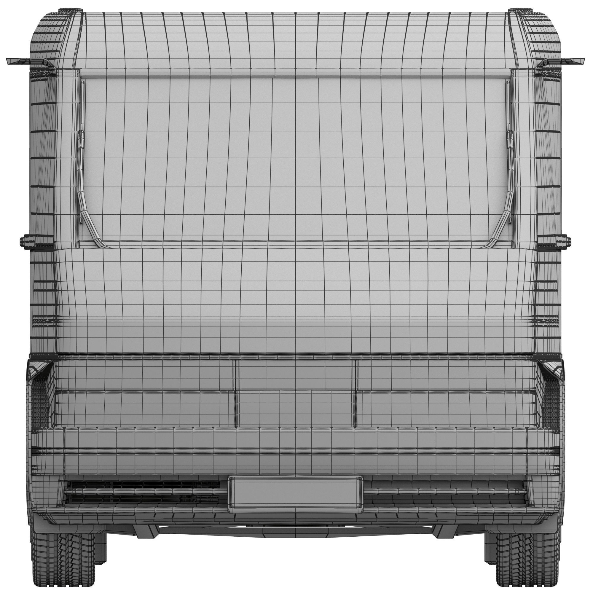 Generic EV Pickup truck 3D model_16