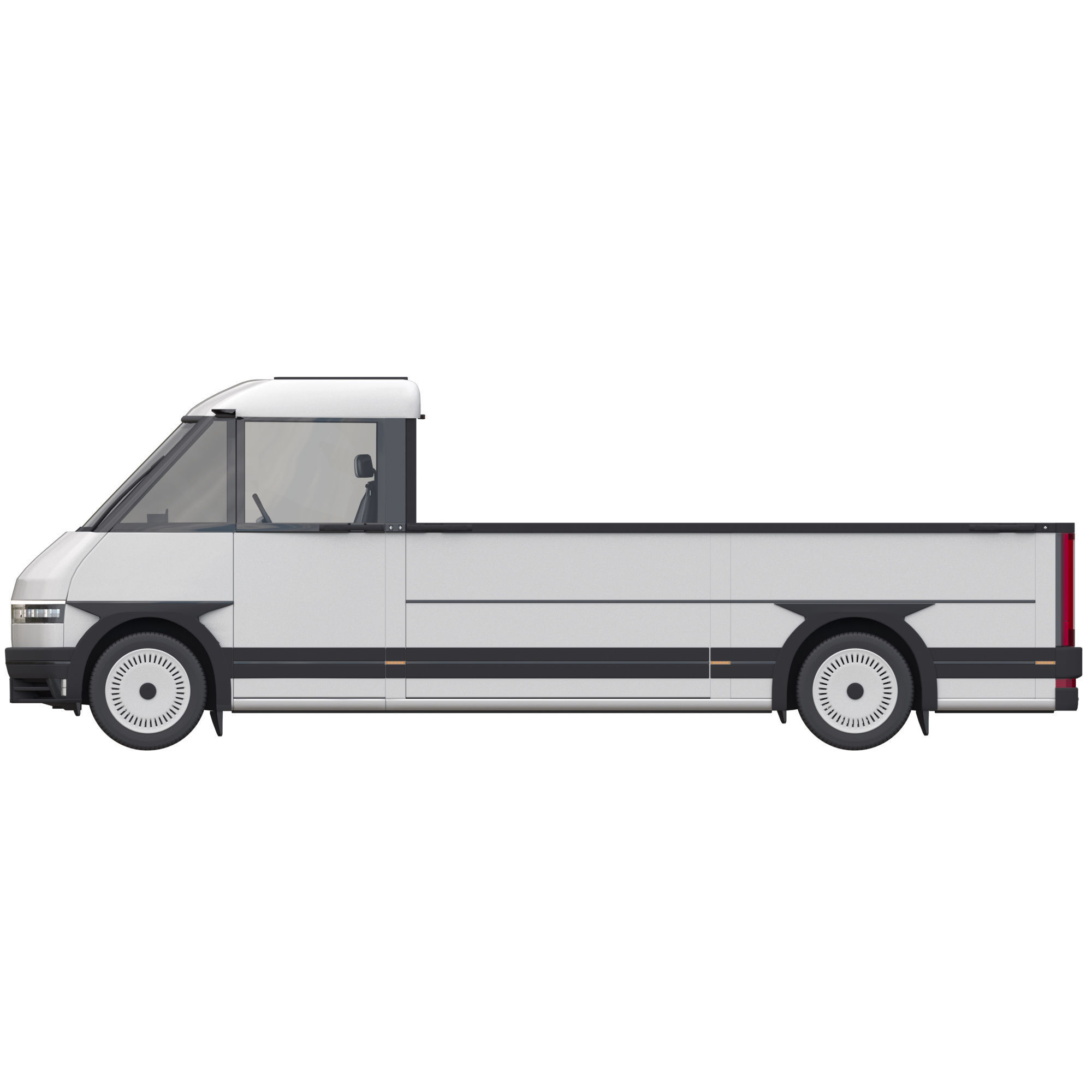 Generic EV Pickup truck 3D model_10