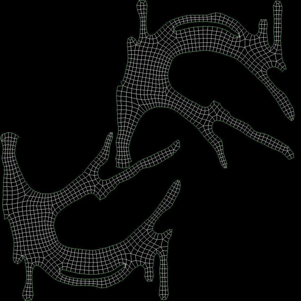 Green Slime v8 Low-poly 3D model_16