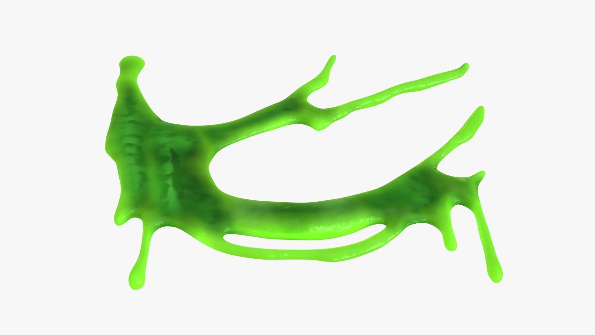 Green Slime v8 Low-poly 3D model_14