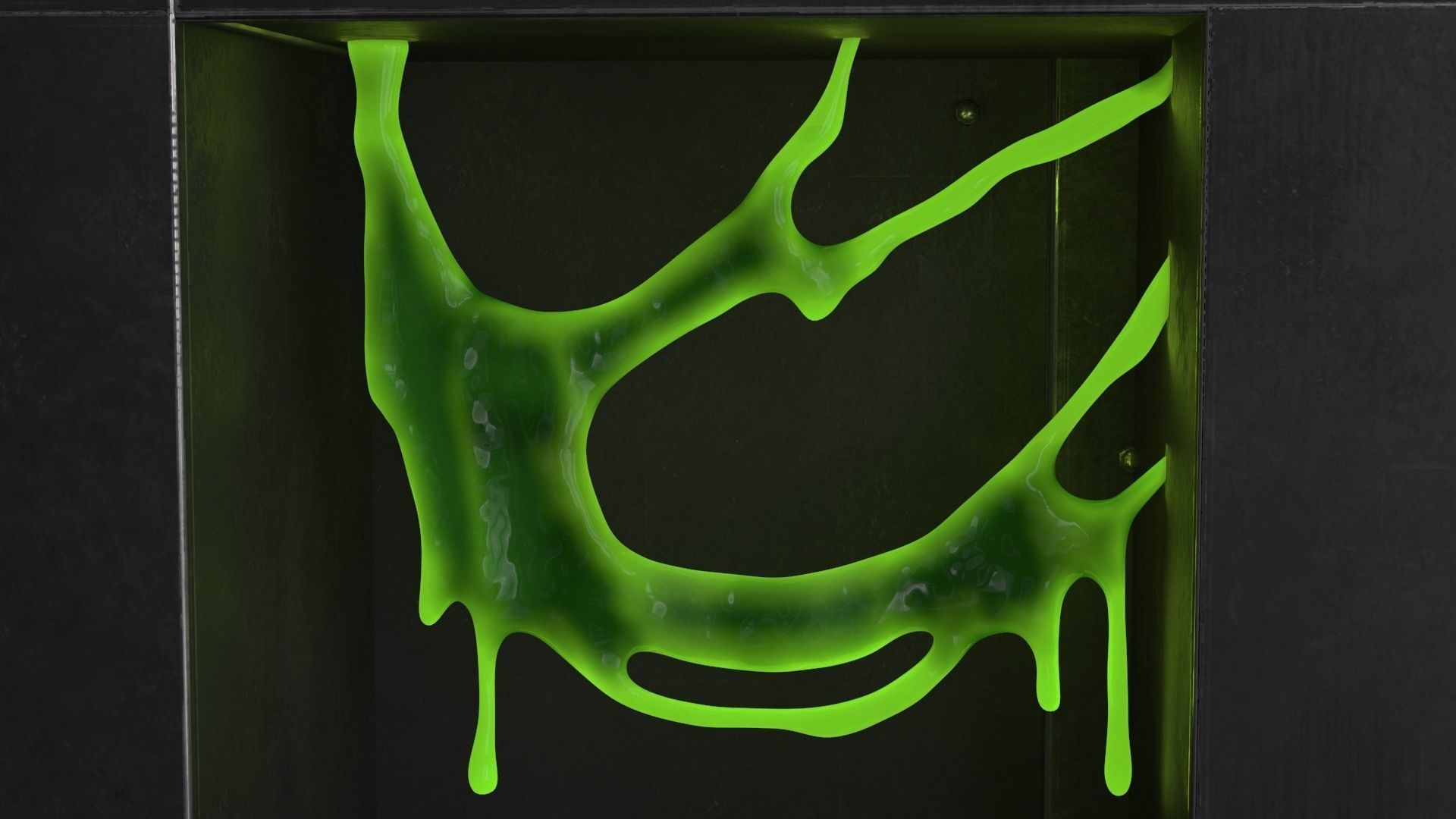 Green Slime v8 Low-poly 3D model_2