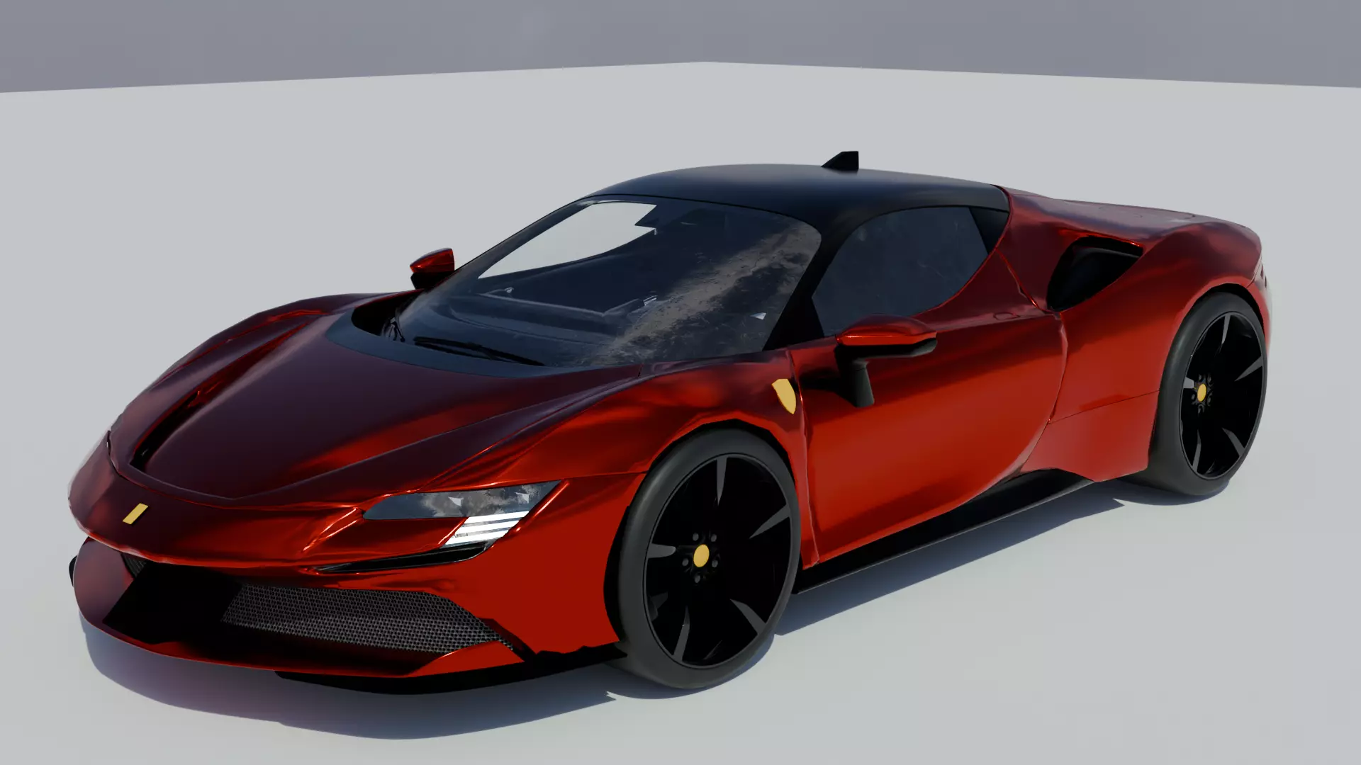 Ferrari SF90 Free 3D model