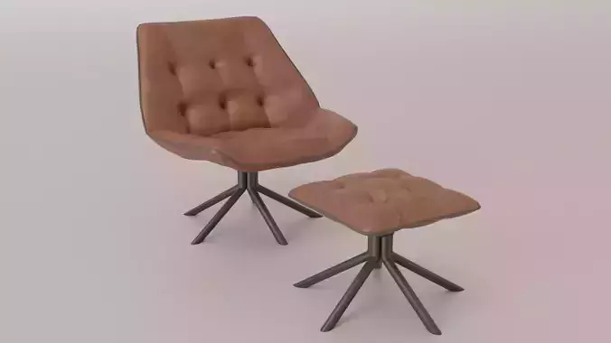 Leather Swivel Chair