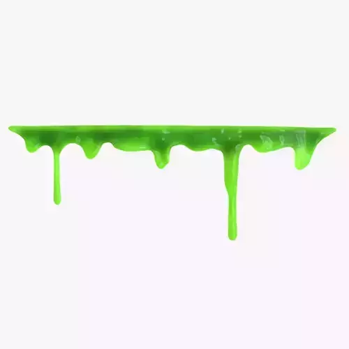 Green Slime v9 Low-poly 3D model