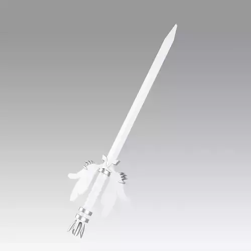 PM PM Reshiram Sword Cosplay Weapon Prop replica  3D print model