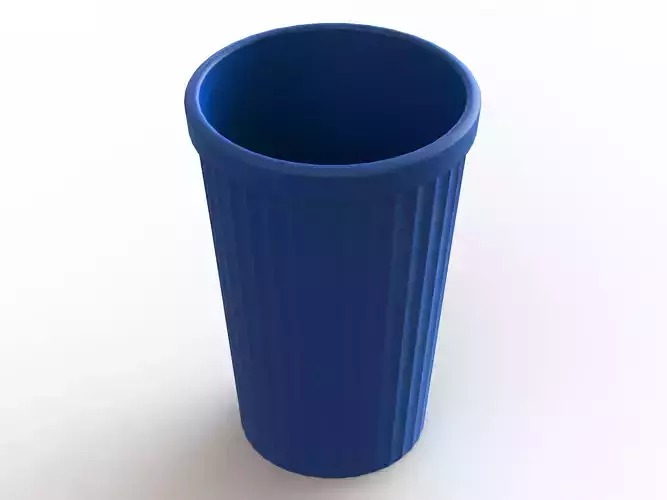 Faceted Plastic Mug
