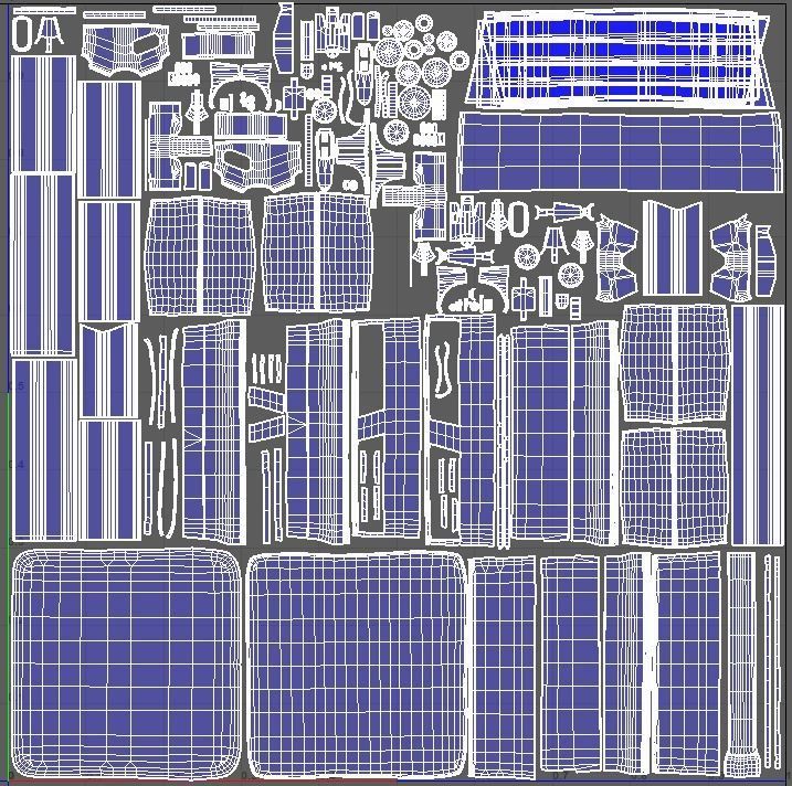 Craddle Low-poly 3D model_10