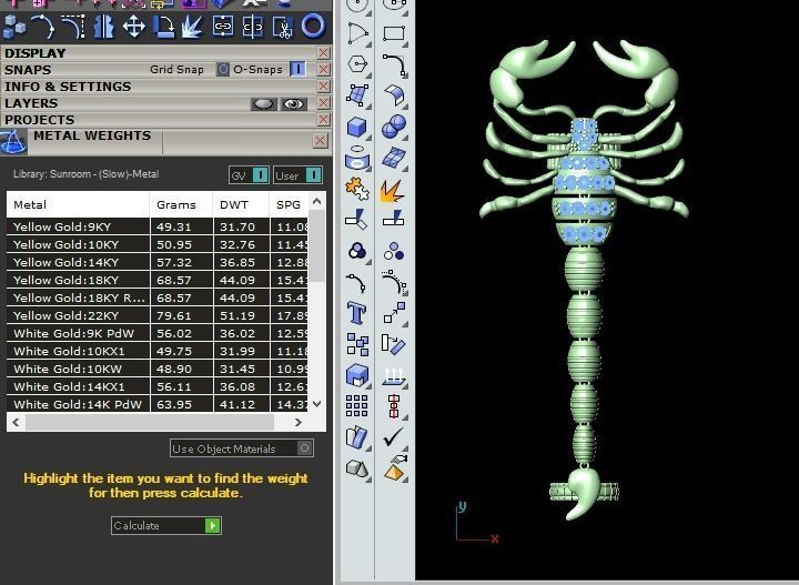 Mechanical Scorpion Ring 3D print model_10