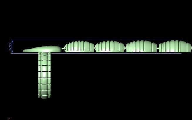 Mechanical Scorpion Ring 3D print model_17