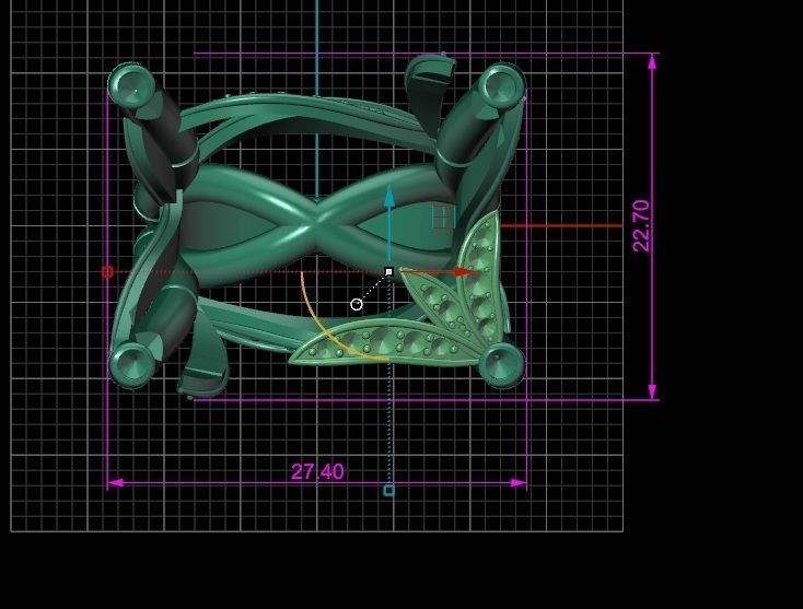 Ring Bamboo Carrera y Carrera 1 3D print model_12