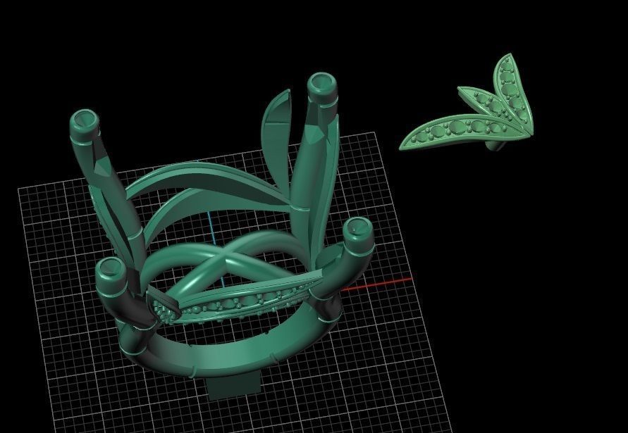 Ring Bamboo Carrera y Carrera 1 3D print model_13