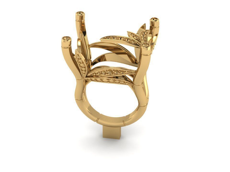 Ring Bamboo Carrera y Carrera 1 3D print model_19