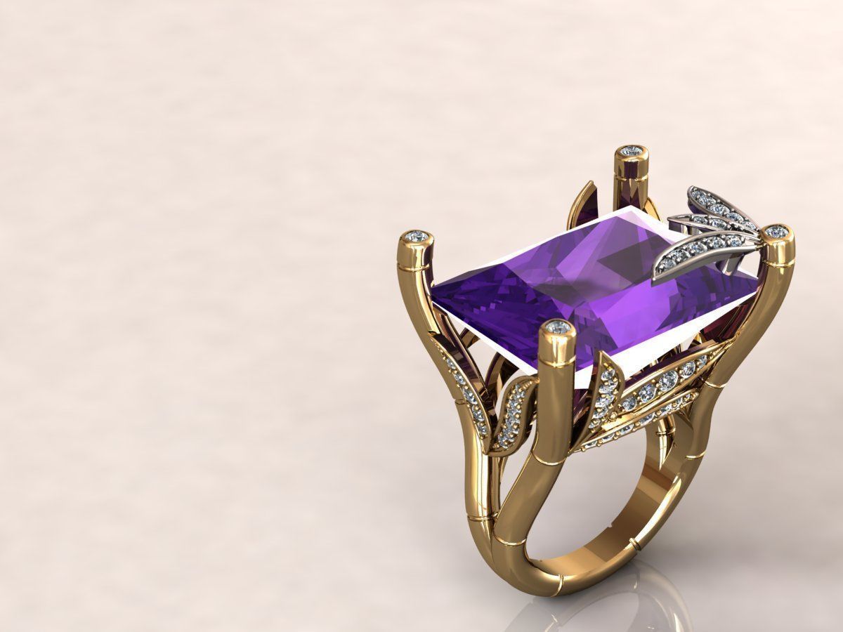 Ring Bamboo Carrera y Carrera 1 3D print model_1