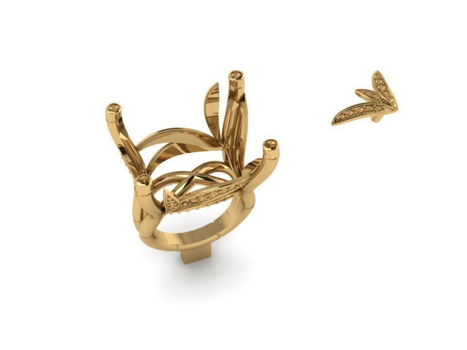 Ring Bamboo Carrera y Carrera 1 3D print model_20