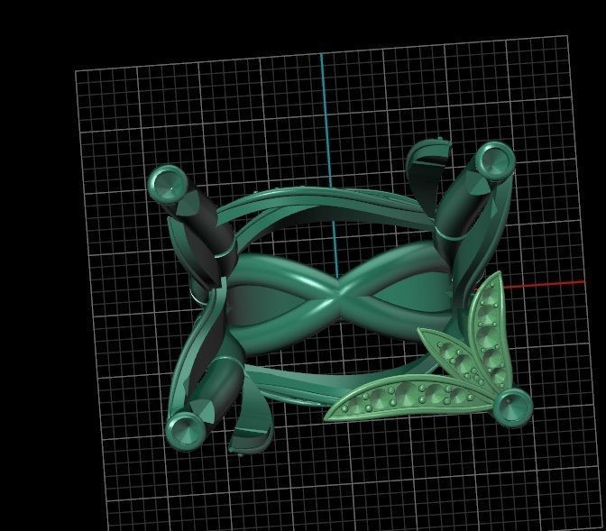 Ring Bamboo Carrera y Carrera 1 3D print model_11