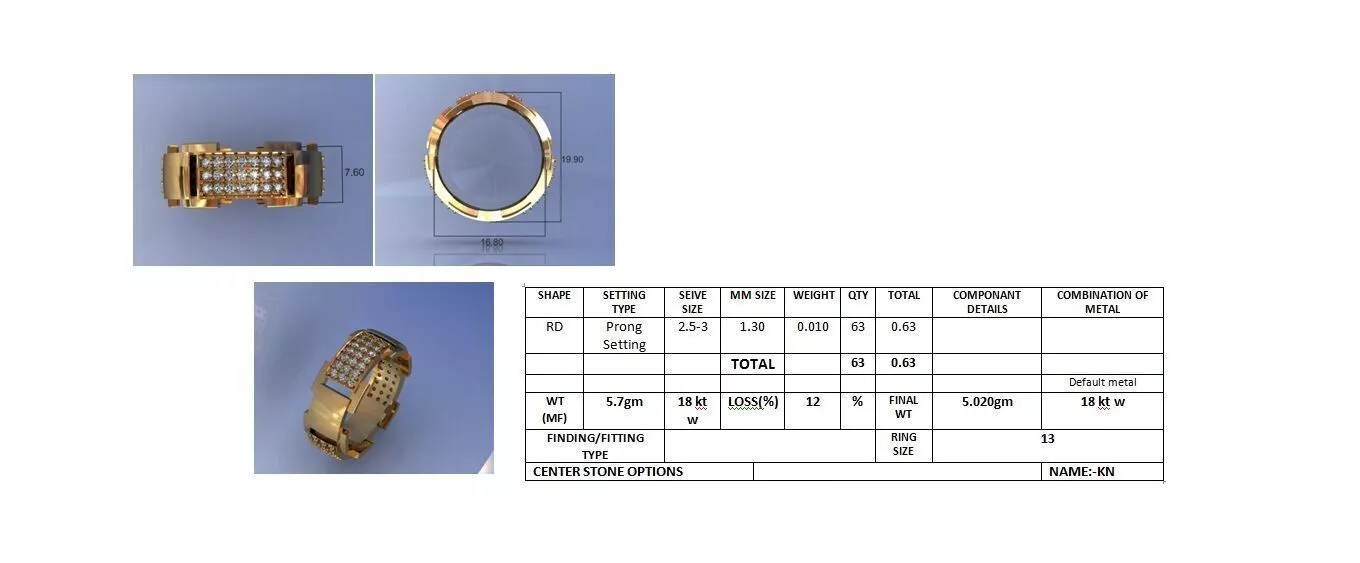 ring 3dm files 1 to 20 3D print model