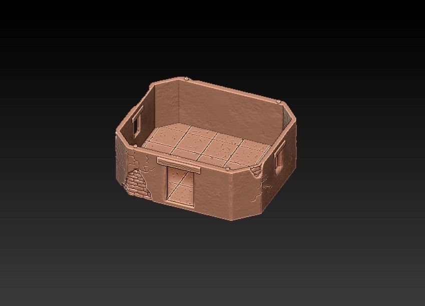 Terrain Scenery - Desert House 10 3D print model_1