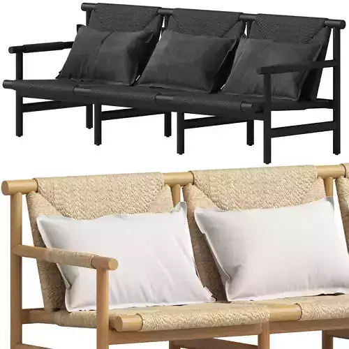 Coco Republic Sardinia Outdoor Sofa 3D model