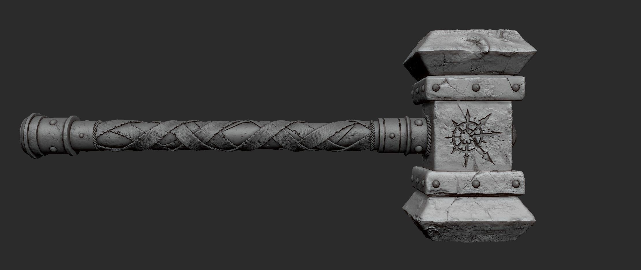 Zbrush Hummer HighPoly 3D model_3