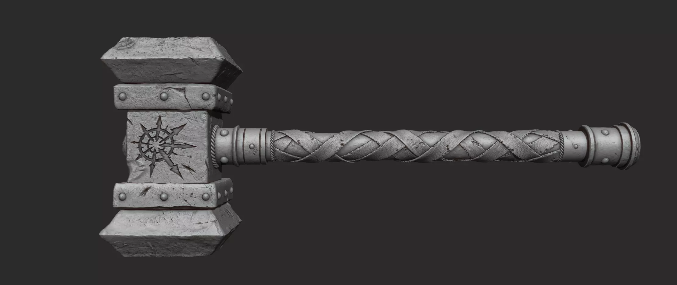 Zbrush Hummer HighPoly 3D model_0