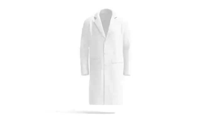 White Wool Coat - casual mens outercoat jacket
