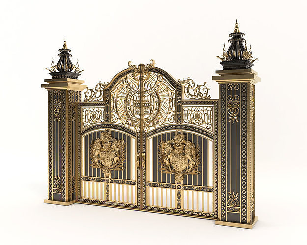 Classic European style Mansion  Gate 3D model