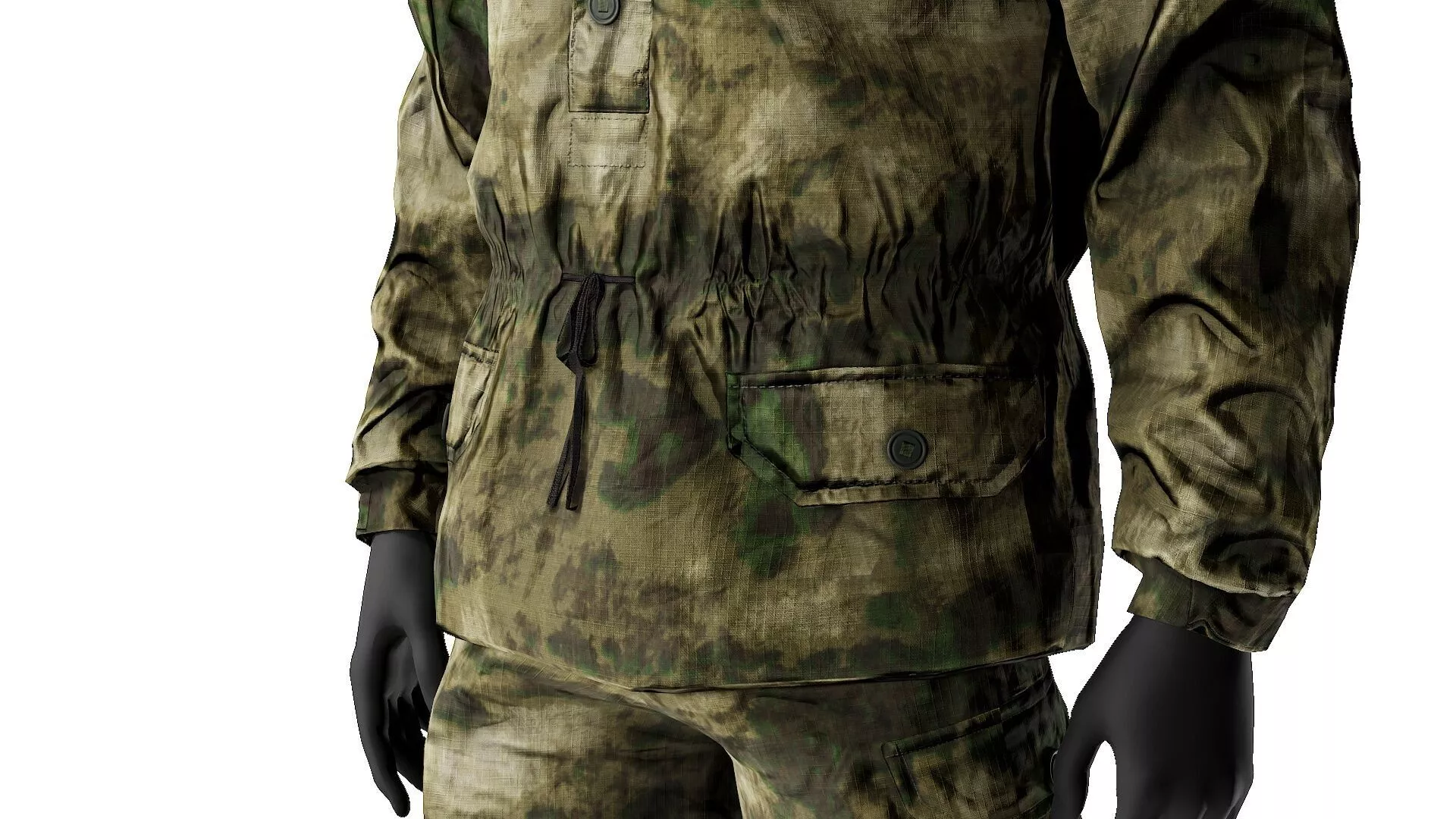 3D model BARS 6Sh122 Ratnik Reversible Suit VR / AR / low-poly