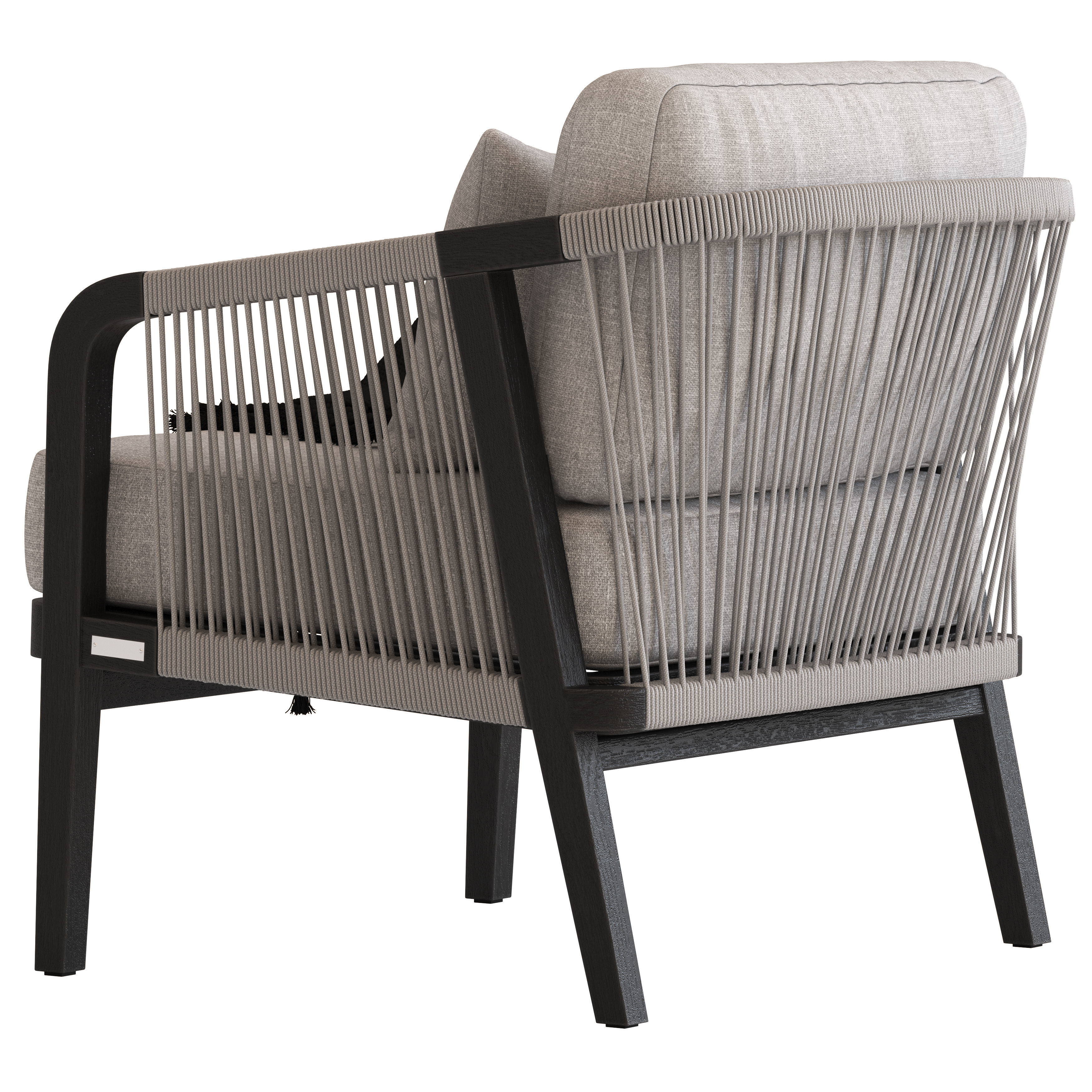 Coco Republic St Joseph Armchair  3D model_2