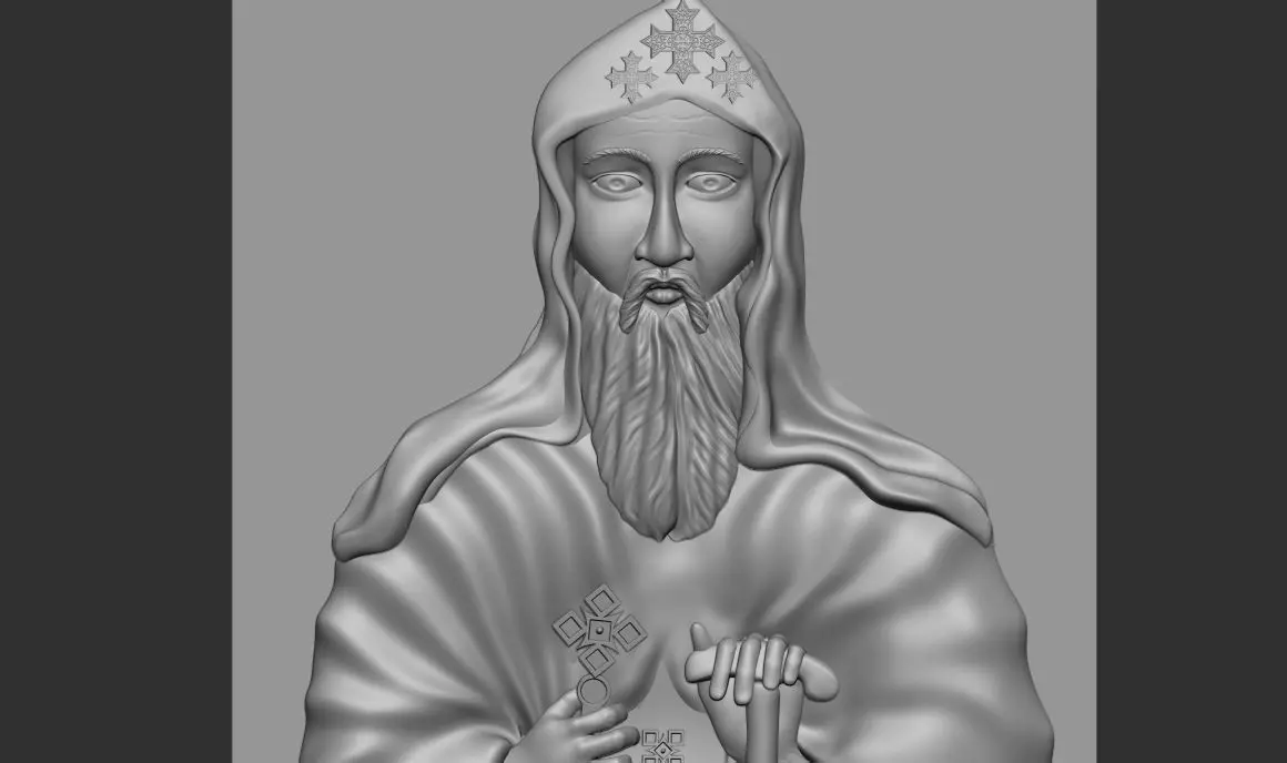 ava shenouda the head of the annunciation 3D print model