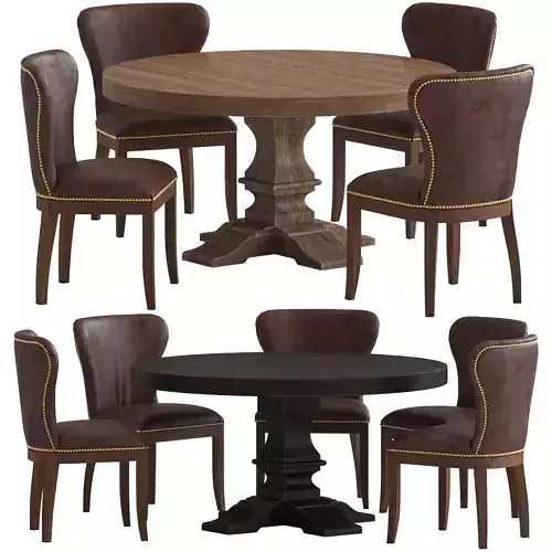Coco Republic Richmond Dining Chair and Irving Table