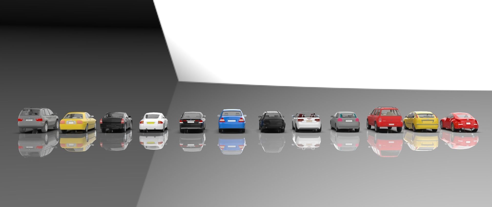 Low-Poly cars Low-poly 3D model_14