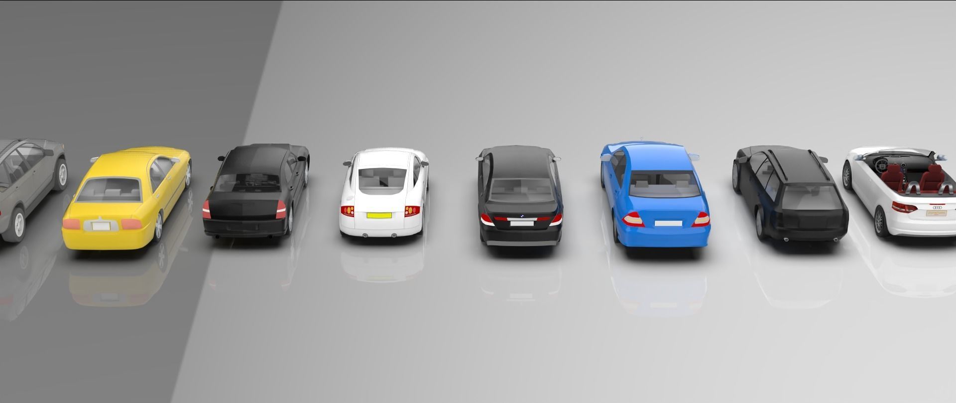 Low-Poly cars Low-poly 3D model_10