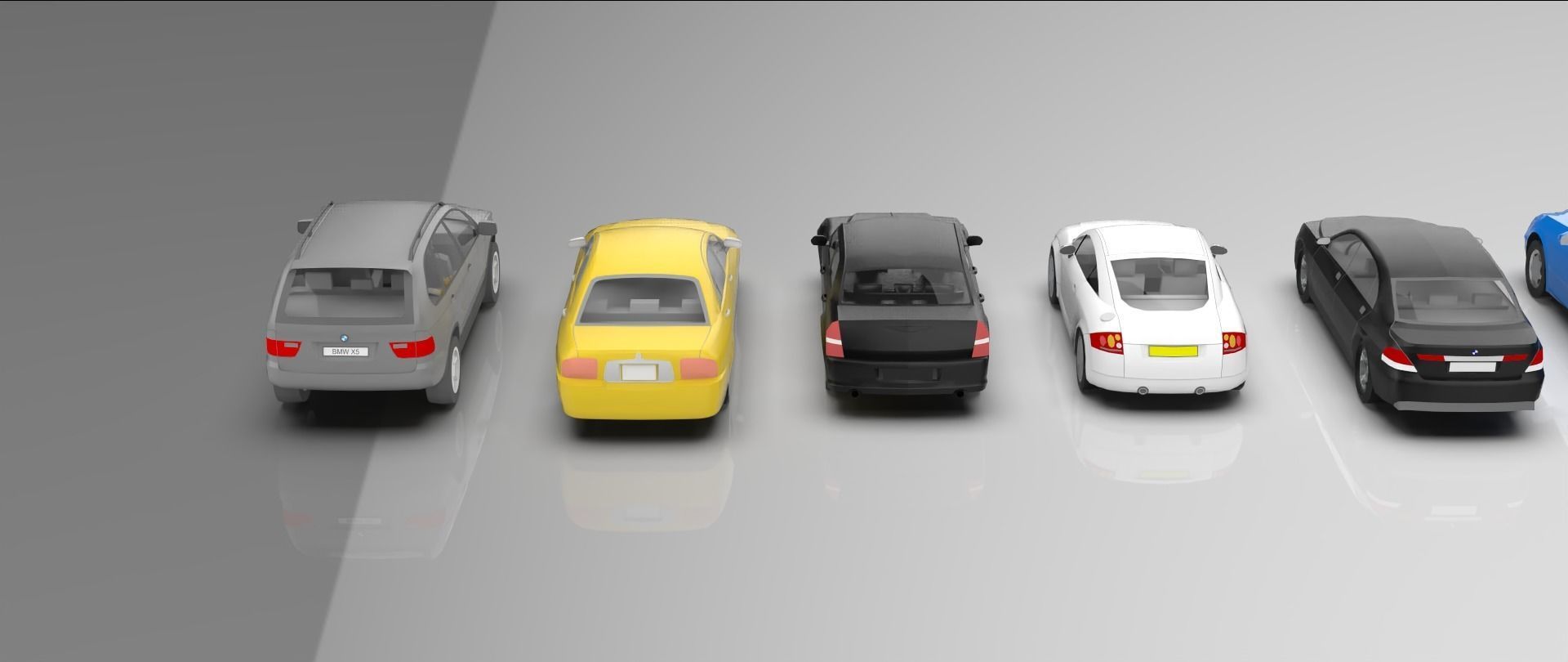 Low-Poly cars Low-poly 3D model_11