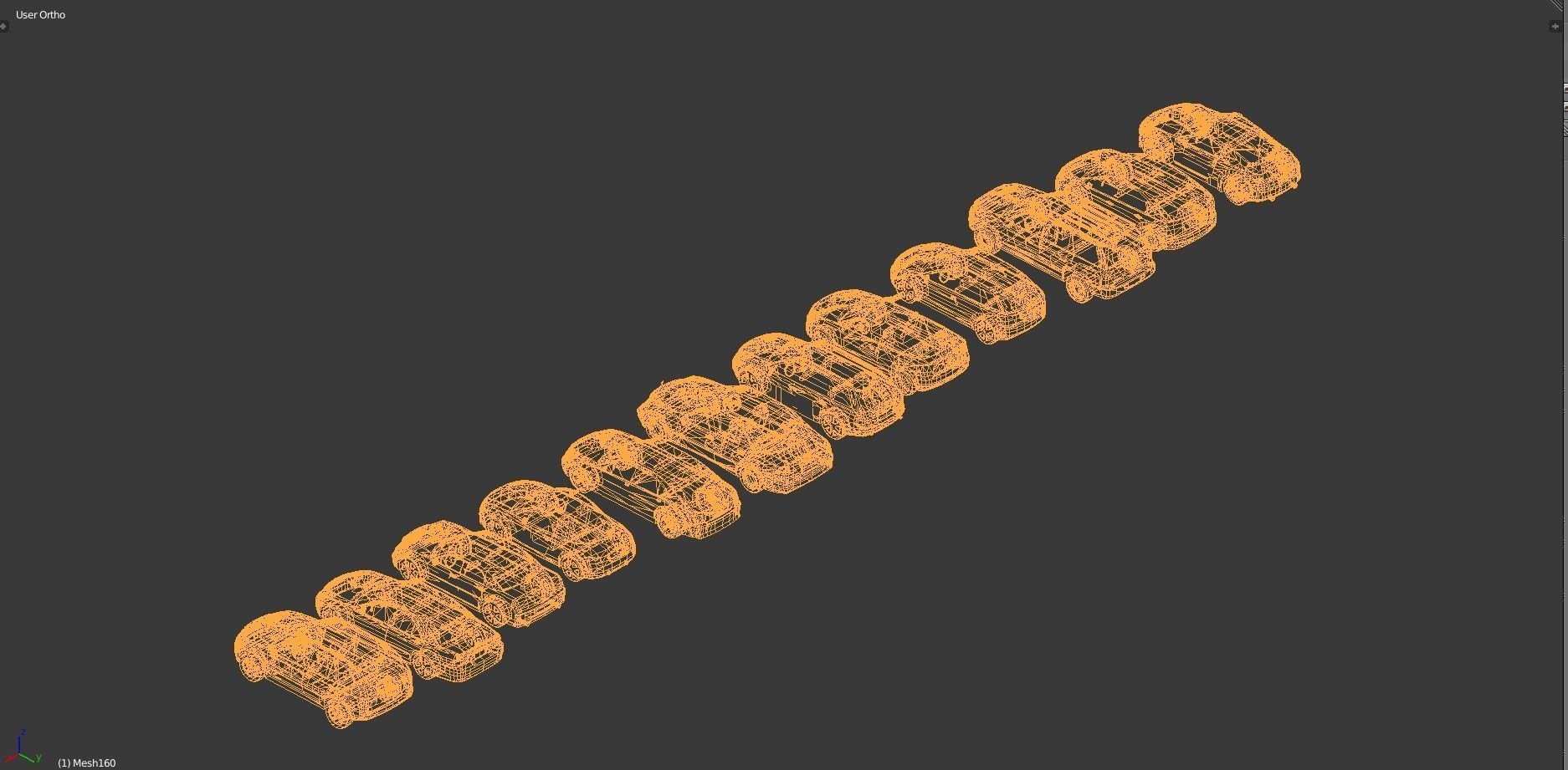 Low-Poly cars Low-poly 3D model_17