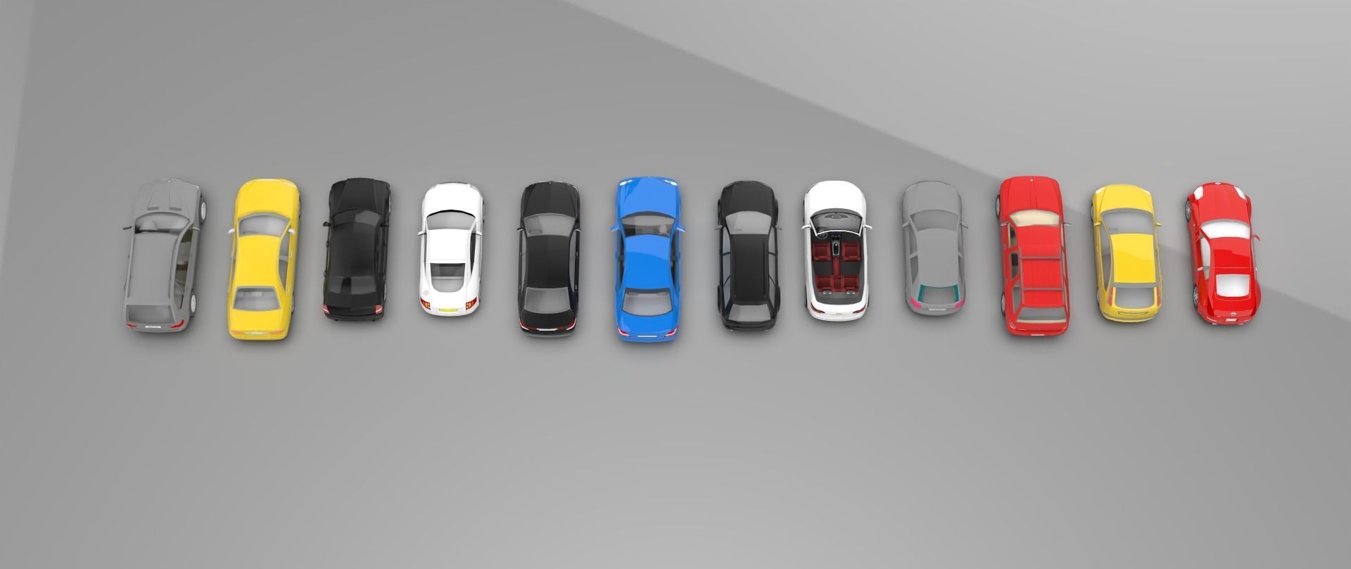 Low-Poly cars Low-poly 3D model_12