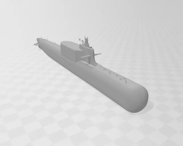 Korean Peoples Army Naval Force KPANF Sinpo C Class 3D print model