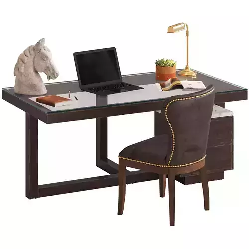Coco Republic Toledo Desk and  Richmond Chair