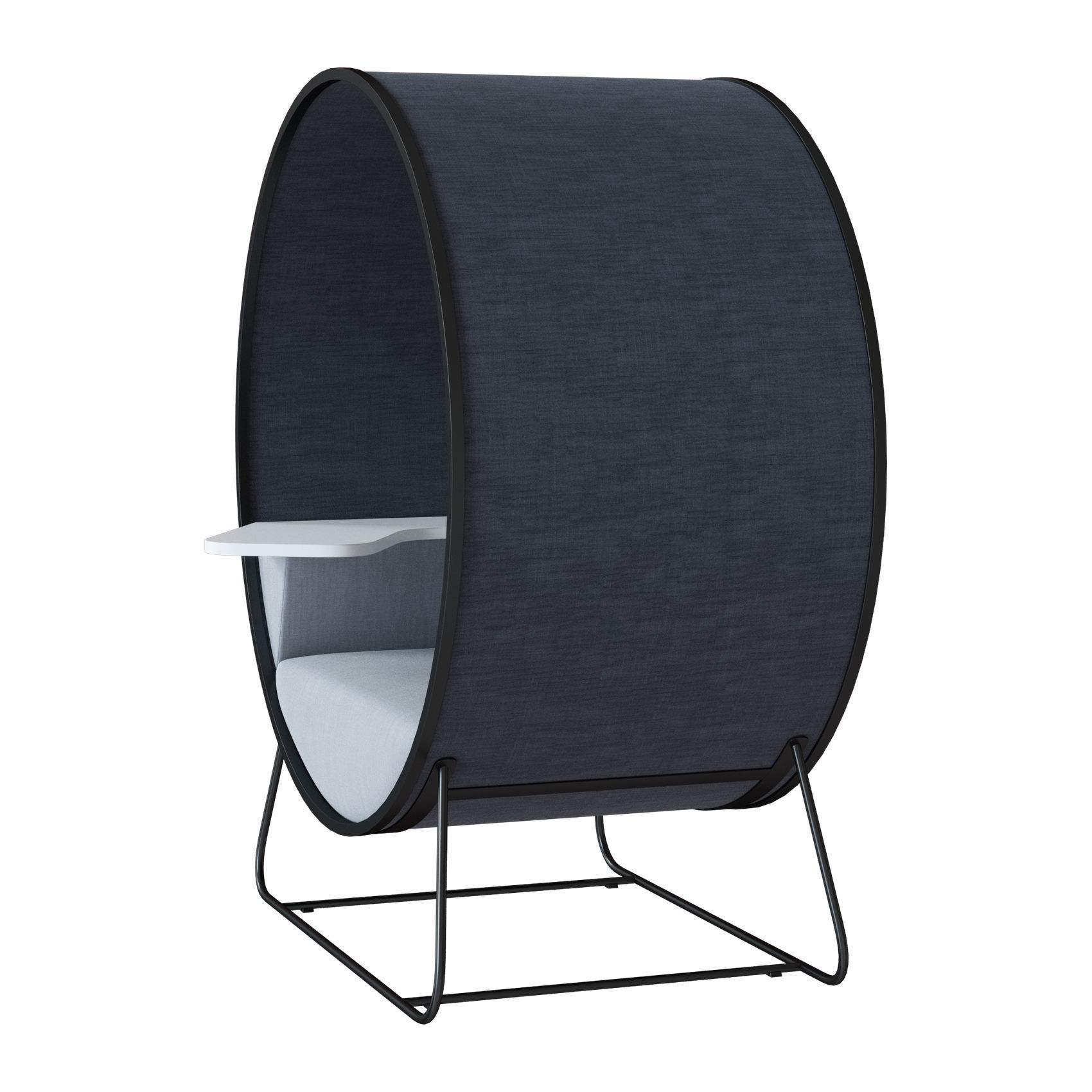 Office cubicle Connection Kuppel 3D model_3