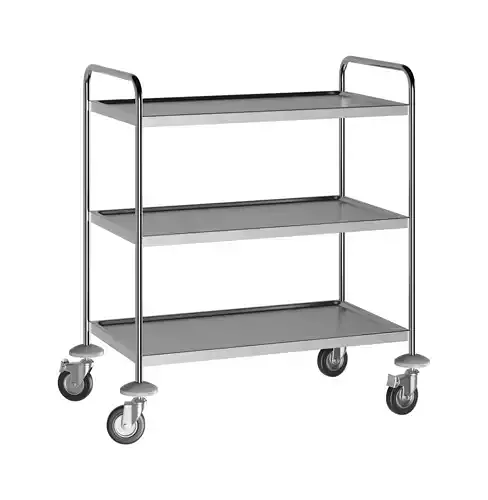 Stainless steel trolley
