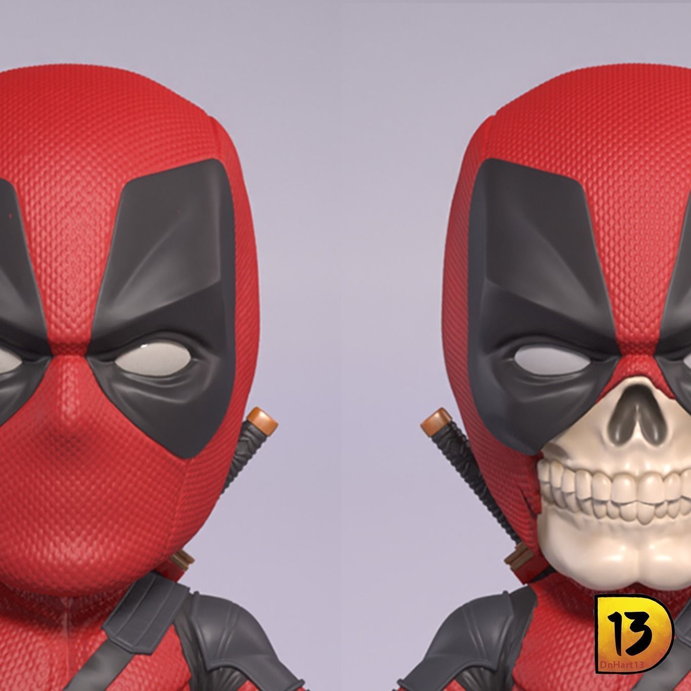 MiniPrint 007 - DeadSkull 3D print model_1