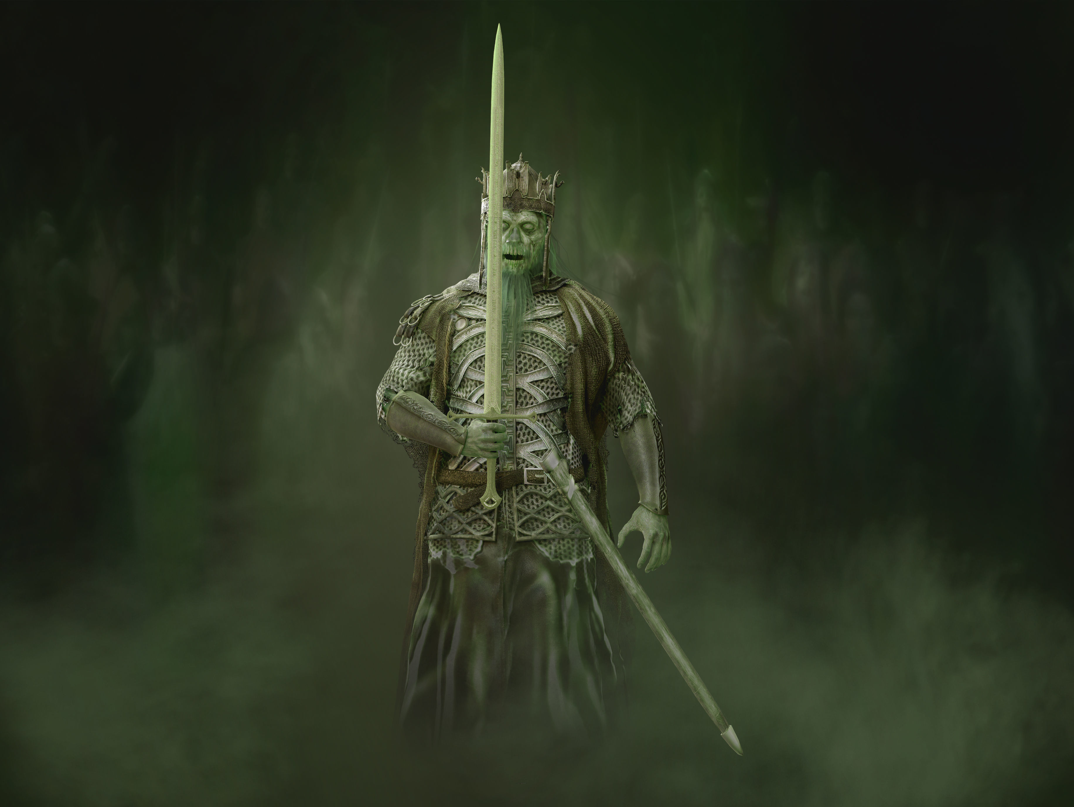 King of the Dead Low-poly 3D model_5