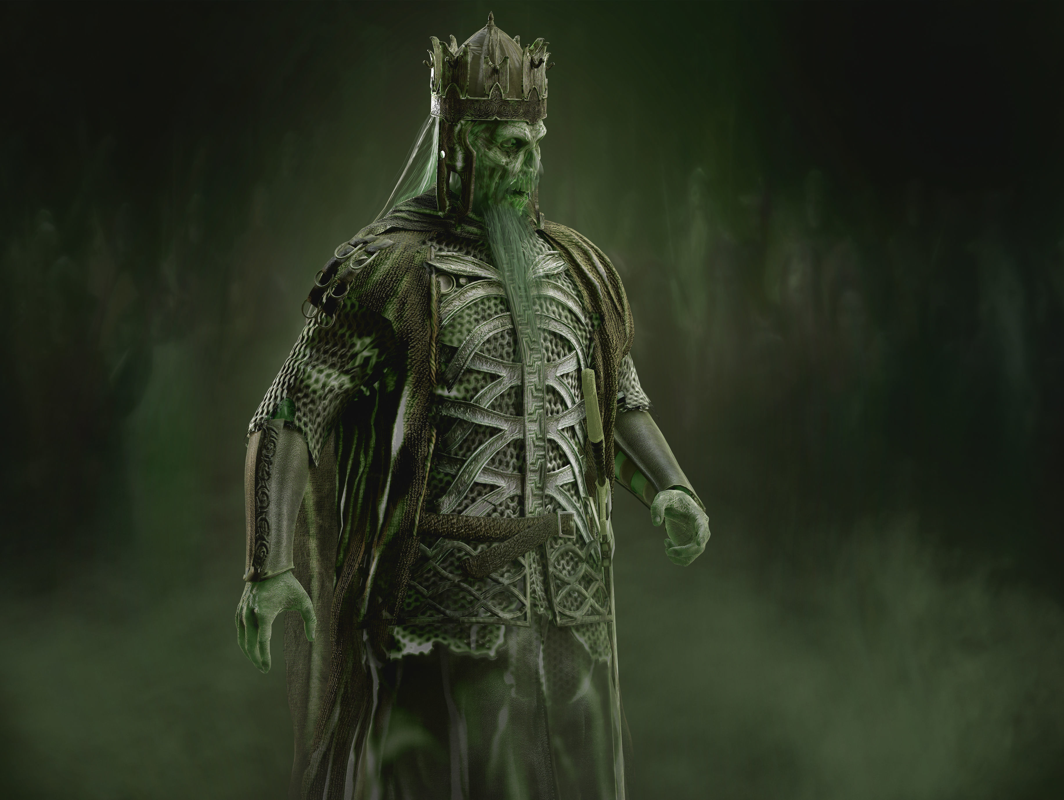 King of the Dead Low-poly 3D model_6