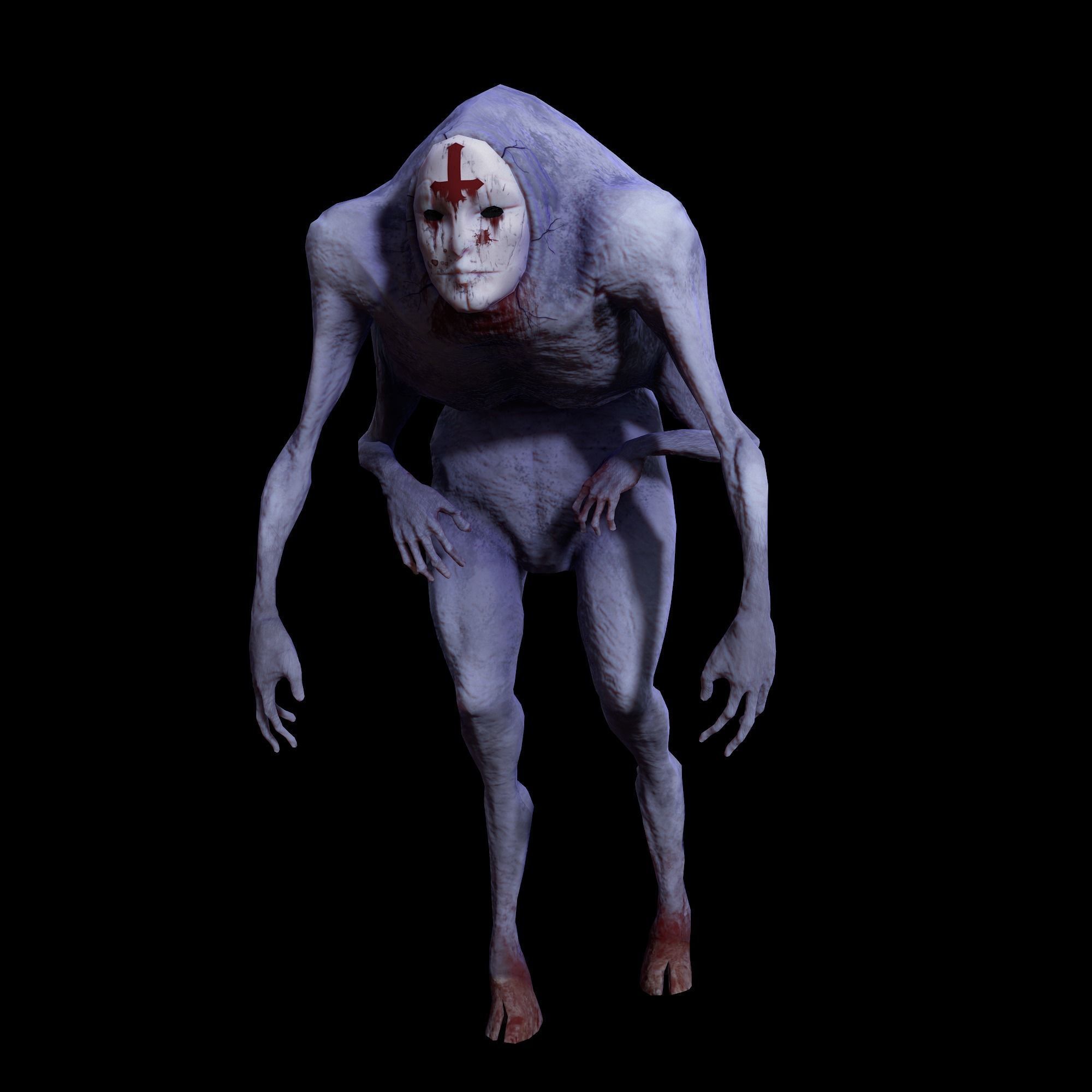 Fobius Low-poly 3D model_5